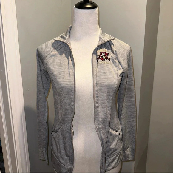 Charles River Apparel Jackets & Blazers - Norwich University Football Full Zip Polyester Jacket